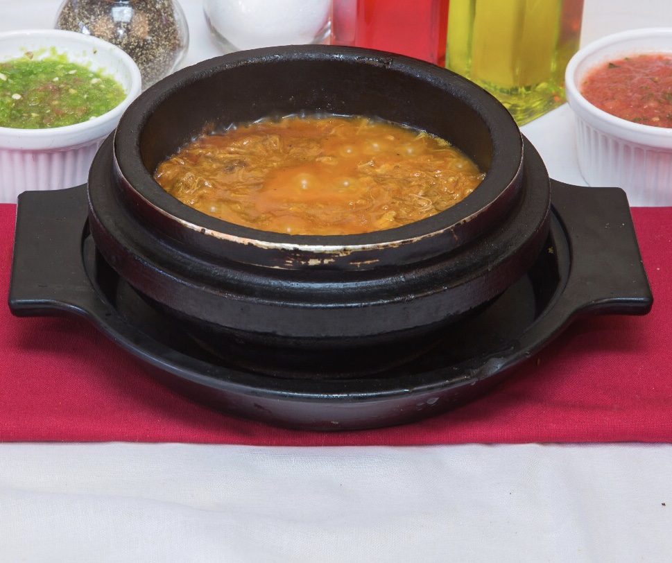 Saltah close-up